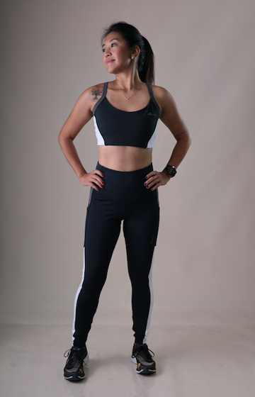 Legging de Compressão Authen Essential Run Flight - Feminina, Proteção Solar FPU 50+